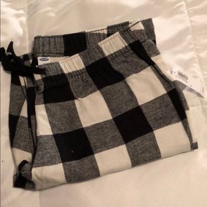 Black&White checkered pj pants